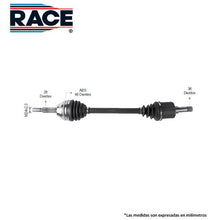 Cargar imagen en el visor de la galería, Flecha Homocinética Race Rf-8007 - Mi Refacción