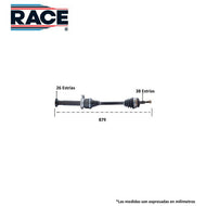 Flecha Homocinética Race Rf-8035 - Mi Refacción