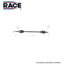 Cargar imagen en el visor de la galería, Flecha Homocinética Race Rf-8037 - Mi Refacción