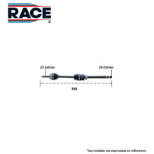 Cargar imagen en el visor de la galería, Flecha Homocinética Race Rf-8041 - Mi Refacción