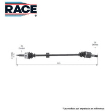 Cargar imagen en el visor de la galería, Flecha Homocinética Race Rf-8053 - Mi Refacción