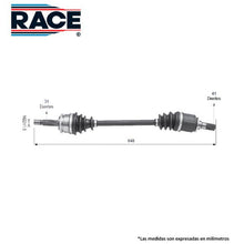 Cargar imagen en el visor de la galería, Flecha Homocinética Race Rf-8054 - Mi Refacción