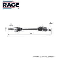 Flecha Homocinética Race Rf-8054 - Mi Refacción