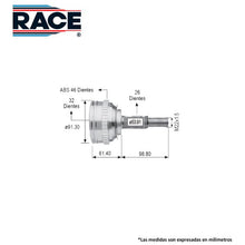 Cargar imagen en el visor de la galería, Junta Homocinética Race Rr-7430 - Mi Refacción