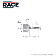 Junta Homocinética Race Rr-8358 - Mi Refacción