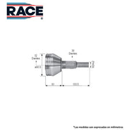 Junta Homocinética Race Rr-9003 - Mi Refacción