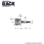 Junta Homocinética Race Rr-9005 - Mi Refacción