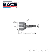 Cargar imagen en el visor de la galería, Junta Homocinética Race Rr-9006 - Mi Refacción