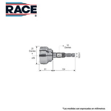 Cargar imagen en el visor de la galería, Junta Homocinética Race Rr-9015 - Mi Refacción