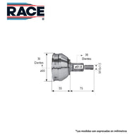 Junta Homocinética Race Rr-9016 - Mi Refacción