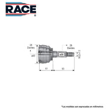 Cargar imagen en el visor de la galería, Junta Homocinética Race Rr-9019 - Mi Refacción