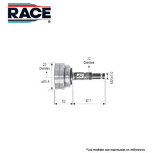 Cargar imagen en el visor de la galería, Junta Homocinética Race Rr-9030 - Mi Refacción