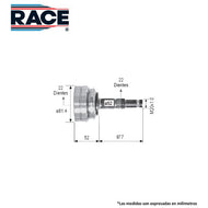 Junta Homocinética Race Rr-9030 - Mi Refacción