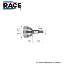 Cargar imagen en el visor de la galería, Junta Homocinética Race Rr-9040 - Mi Refacción