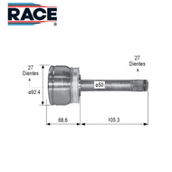 Junta Homocinética Race Rr-9231 - Mi Refacción