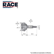 Junta Homocinética Race Rr-9235 - Mi Refacción