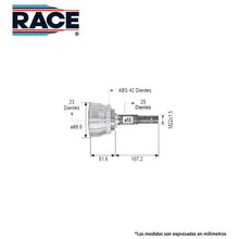 Cargar imagen en el visor de la galería, Junta Homocinética Race Rr-9263 - Mi Refacción