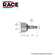 Cargar imagen en el visor de la galería, Junta Homocinética Race Rr-9268 - Mi Refacción