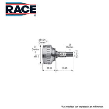 Cargar imagen en el visor de la galería, Junta Homocinética Race Rr-9291 - Mi Refacción