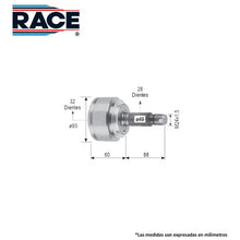Cargar imagen en el visor de la galería, Junta Homocinética Race Rr-9297 - Mi Refacción