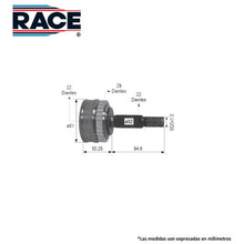 Cargar imagen en el visor de la galería, Junta Homocinética Race Rr-9299 - Mi Refacción