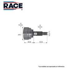 Cargar imagen en el visor de la galería, Junta Homocinética Race Rr-9304 - Mi Refacción