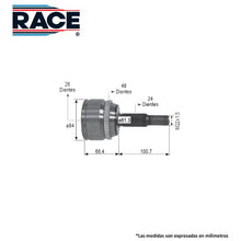 Cargar imagen en el visor de la galería, Junta Homocinética Race Rr-9309 - Mi Refacción