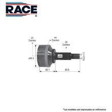 Cargar imagen en el visor de la galería, Junta Homocinética Race Rr-9310 - Mi Refacción