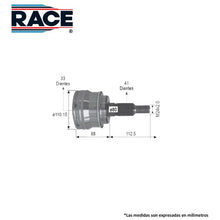 Cargar imagen en el visor de la galería, Junta Homocinética Race Rr-9317 - Mi Refacción