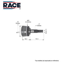 Cargar imagen en el visor de la galería, Junta Homocinética Race Rr-9322 - Mi Refacción