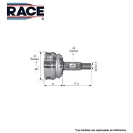 Junta Homocinética Race Rr-9401 - Mi Refacción
