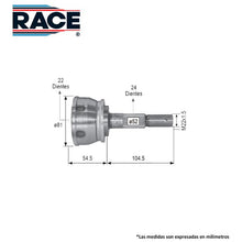 Cargar imagen en el visor de la galería, Junta Homocinética Race Rr-9406 - Mi Refacción