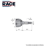 Junta Homocinética Race Rr-9407 - Mi Refacción