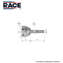 Cargar imagen en el visor de la galería, Junta Homocinética Race Rr-9410 - Mi Refacción