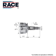 Junta Homocinética Race Rr-9419 - Mi Refacción