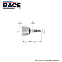 Cargar imagen en el visor de la galería, Junta Homocinética Race Rr-9426 - Mi Refacción