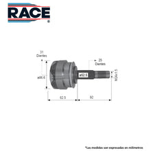 Cargar imagen en el visor de la galería, Junta Homocinética Race Rr-9427 - Mi Refacción