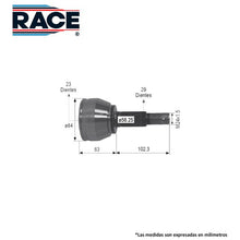 Cargar imagen en el visor de la galería, Junta Homocinética Race Rr-9433 - Mi Refacción