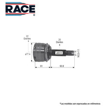 Cargar imagen en el visor de la galería, Junta Homocinética Race Rr-9438 - Mi Refacción