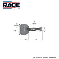 Junta Homocinética Race Rr-9440 - Mi Refacción
