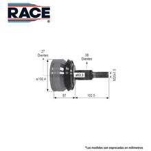 Cargar imagen en el visor de la galería, Junta Homocinética Race Rr-9444 - Mi Refacción