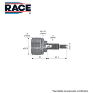 Junta Homocinética Race Rr-9449 - Mi Refacción