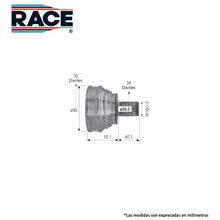 Cargar imagen en el visor de la galería, Junta Homocinética Race Rr-9455 - Mi Refacción