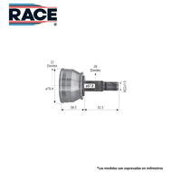 Junta Homocinética Race Rr-9456 - Mi Refacción