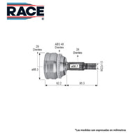 Junta Homocinética Race Rr-9458 - Mi Refacción