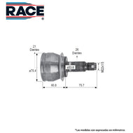 Junta Homocinética Race Rr-9475 - Mi Refacción