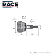 Junta Homocinética Race Rr-9484 - Mi Refacción
