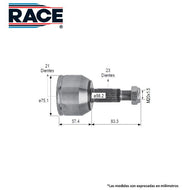 Junta Homocinética Race Rr-9495 - Mi Refacción