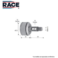 Junta Homocinética Race Rr-9528 - Mi Refacción
