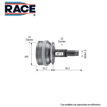 Cargar imagen en el visor de la galería, Junta Homocinética Race Rr-9559 - Mi Refacción